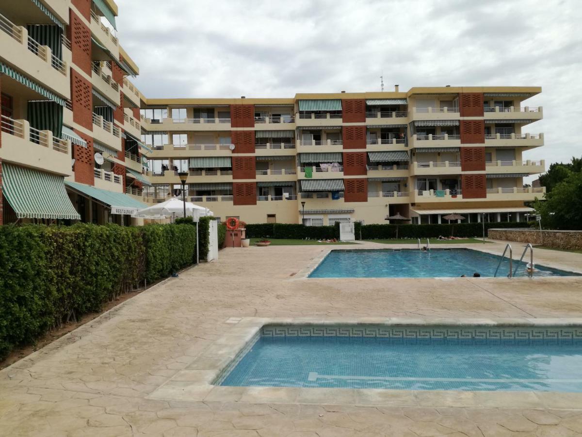 Apartamento Primera Linea de Mar con Piscina Sant Carlos de la Ràpita Exterior foto